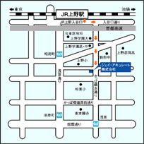 地図：東京本社